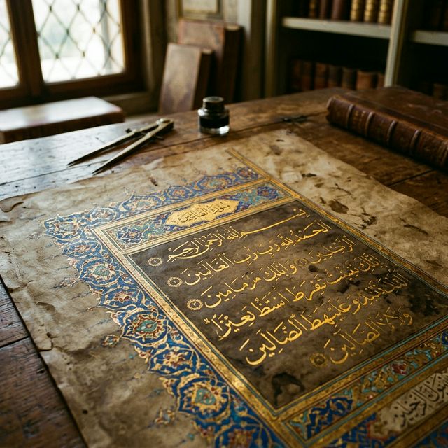 Osmanische Kalligraphie