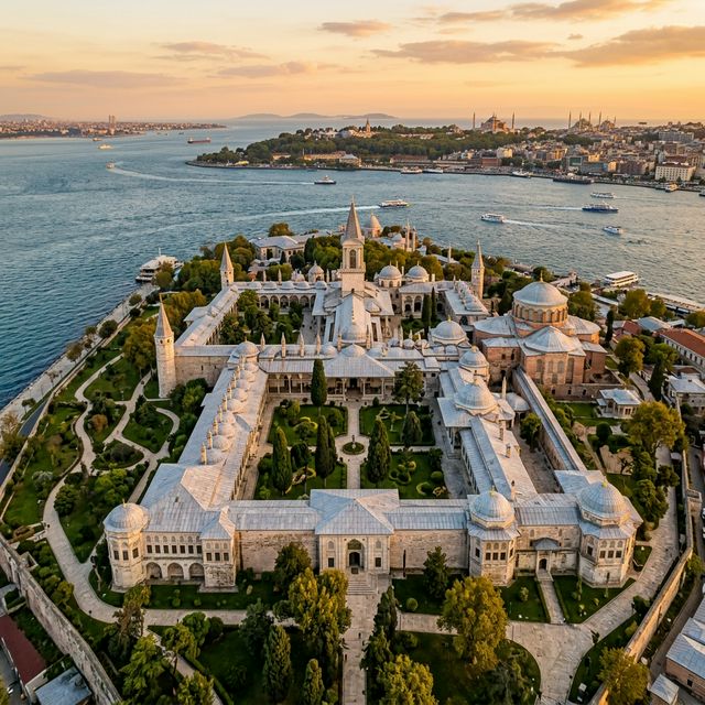Topkapı Palast – Blick auf die kaiserlichen Tore Istanbuls