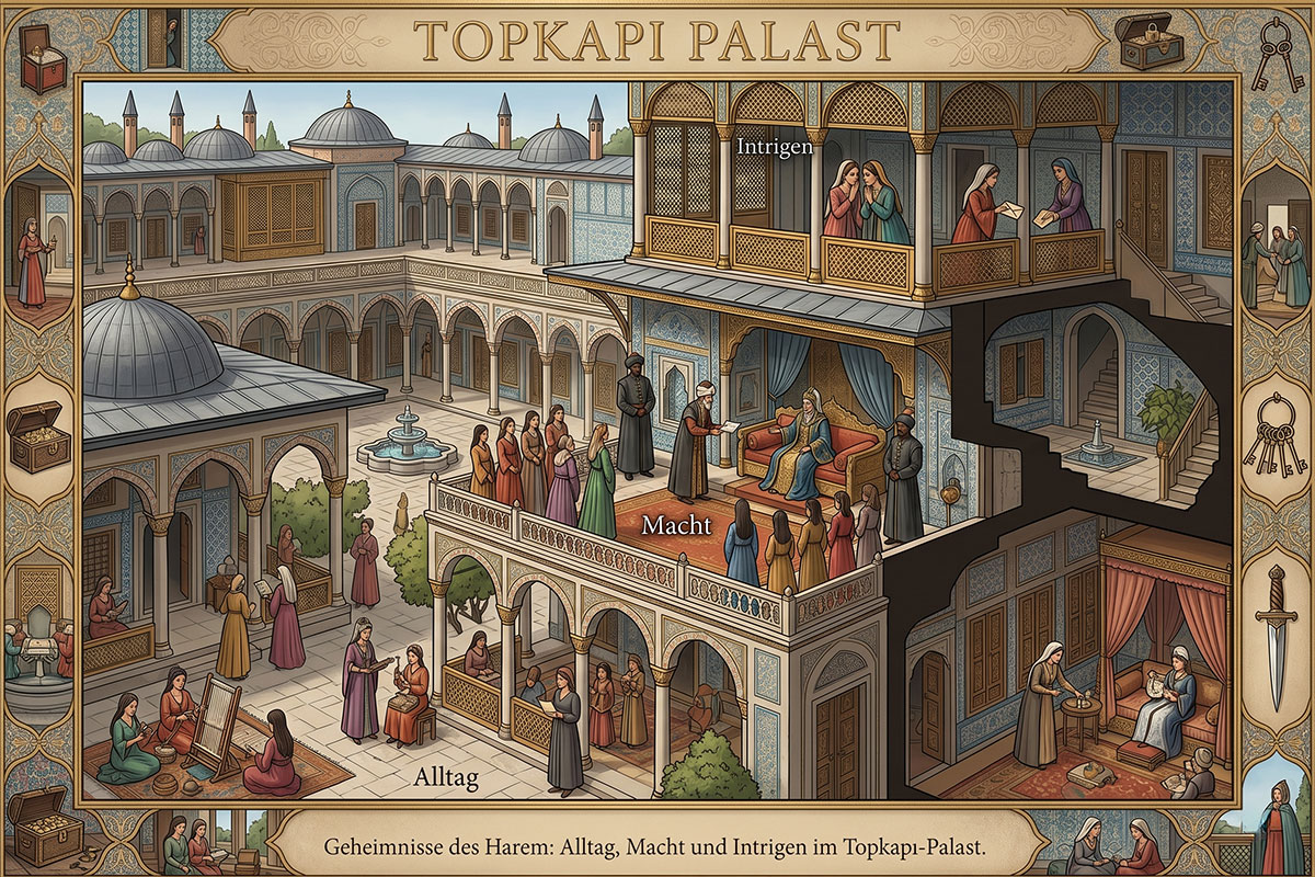 Geheimnisse des Harem: Alltag, Macht und Intrigen im Topkapı-Palast
