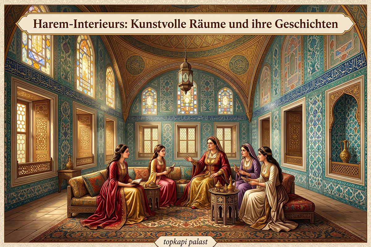 Harem-Interieurs: Kunstvolle Räume und ihre Geschichten