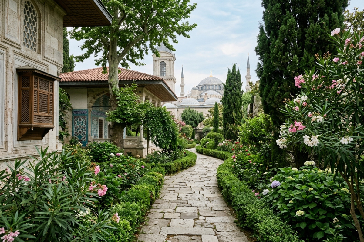 Die geheimen Gartenlandschaften des Topkapi-Palastes